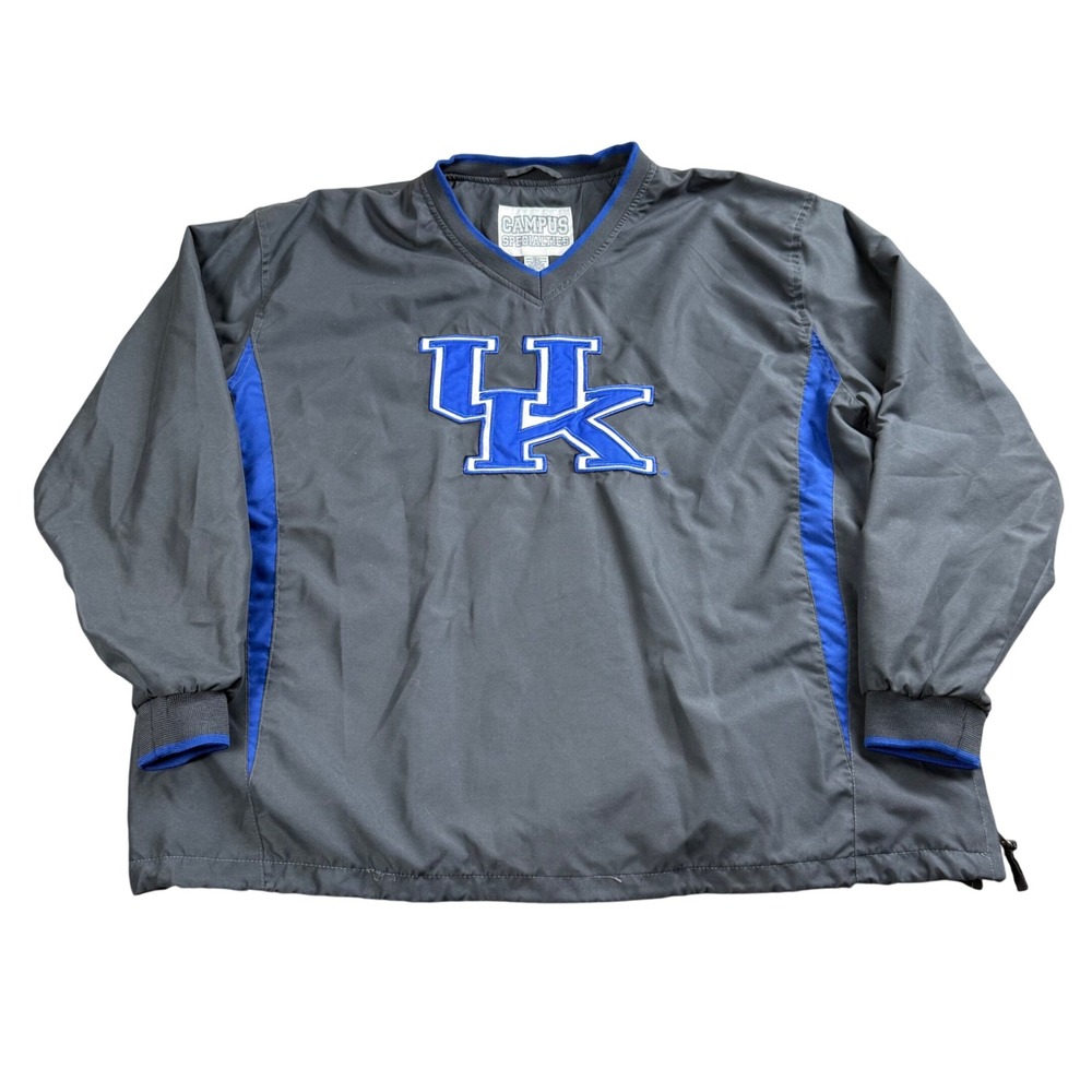 Campus Specialties Kentucky Wildcats Pullover Windbreaker Men Large V-Neck UK